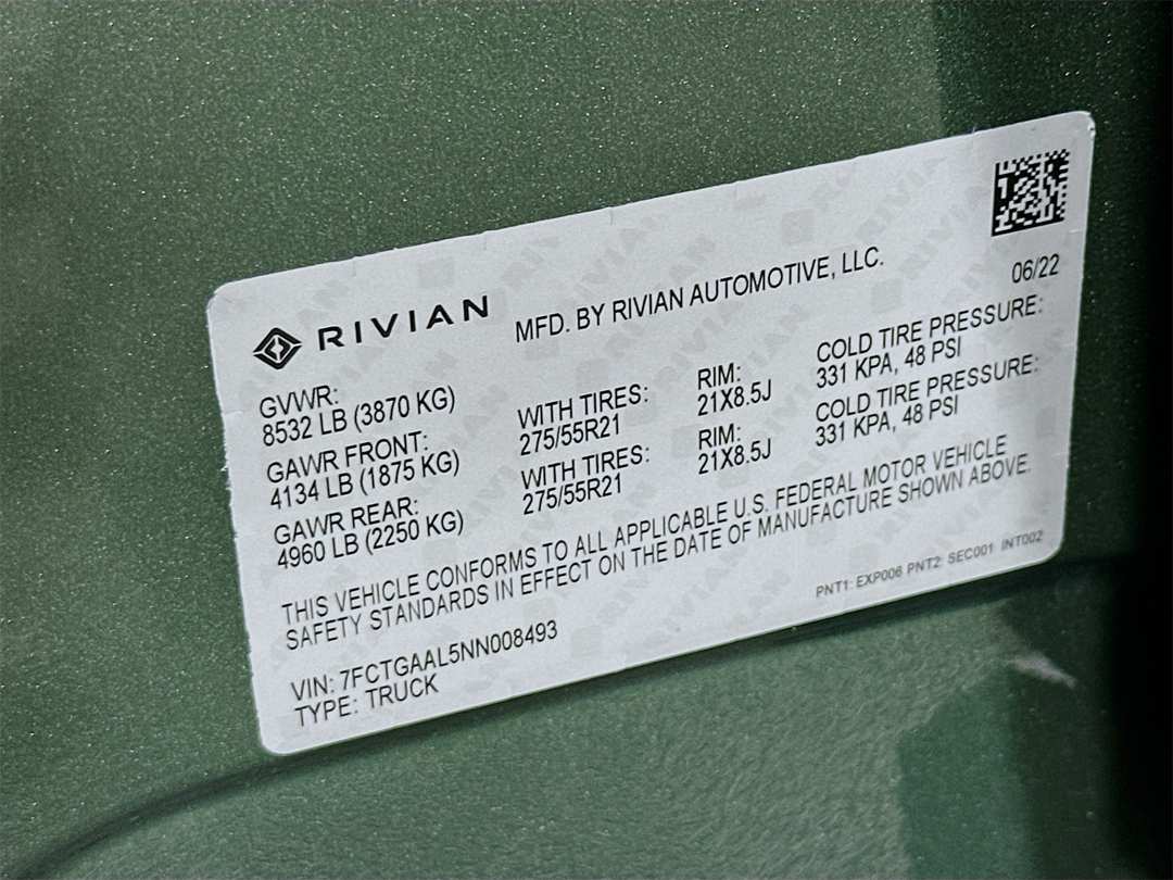 2022 Rivian R1T Launch Edition - Image 32