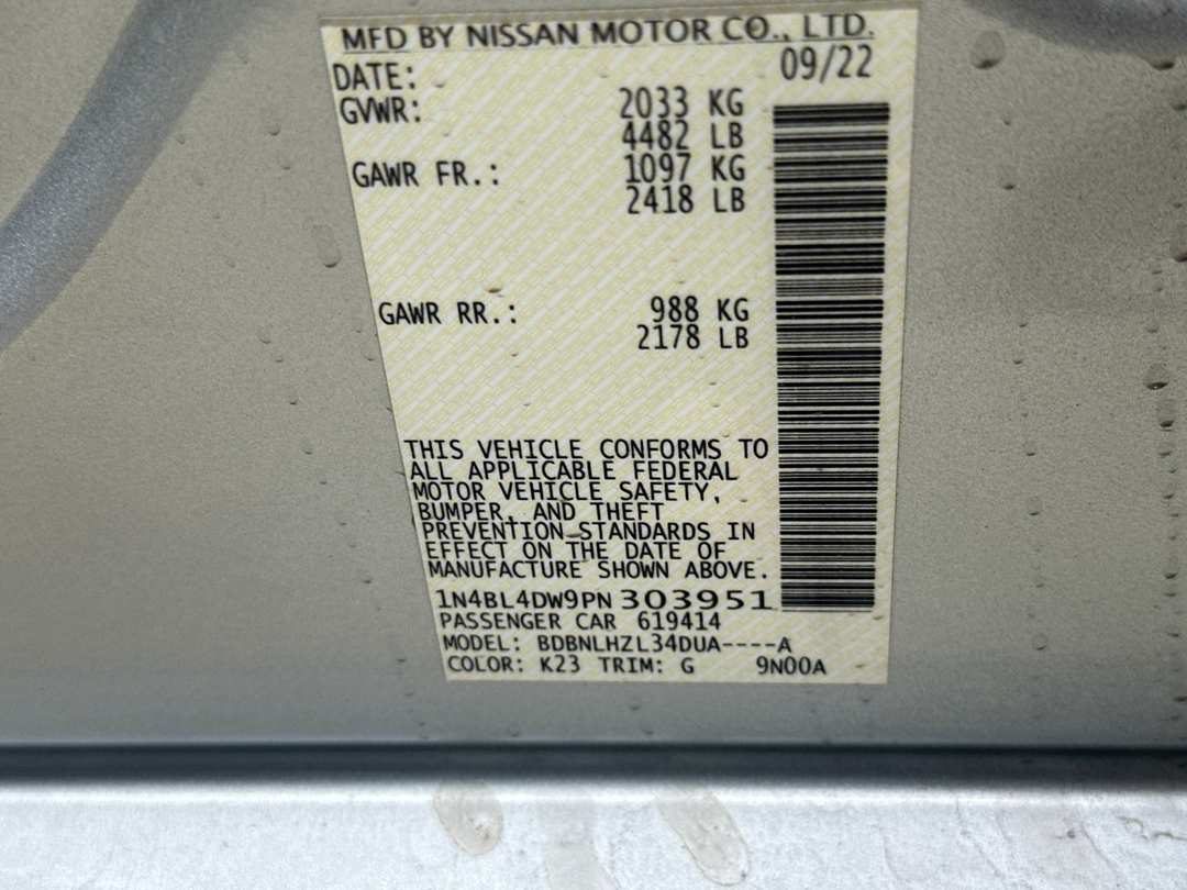 2023 Nissan Altima 2.5 SV - Image 25