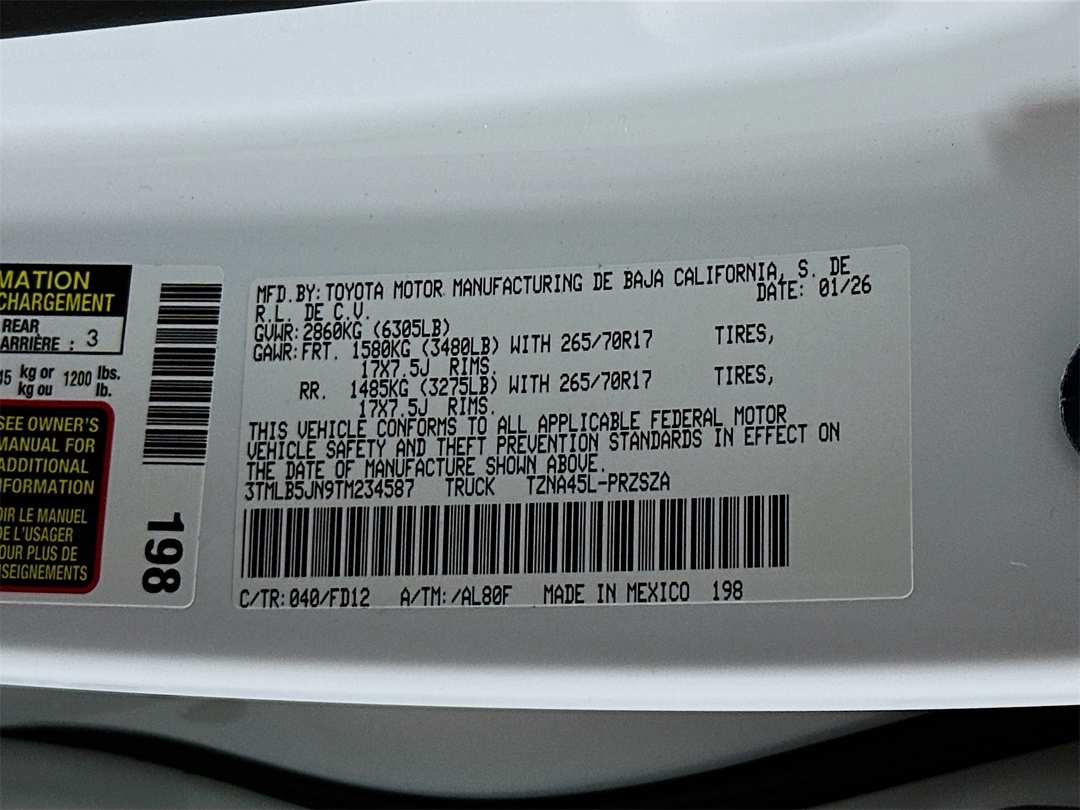 2026 Toyota Tacoma TRD OffRoad - Image 33