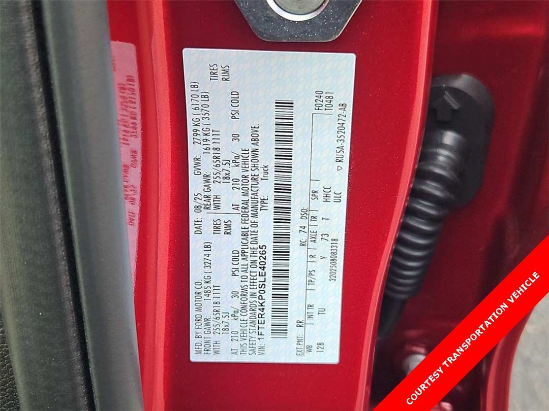 2025 Ford Ranger Lariat - Image 37