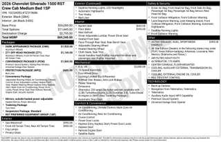 2026 Chevrolet Silverado 1500 RST