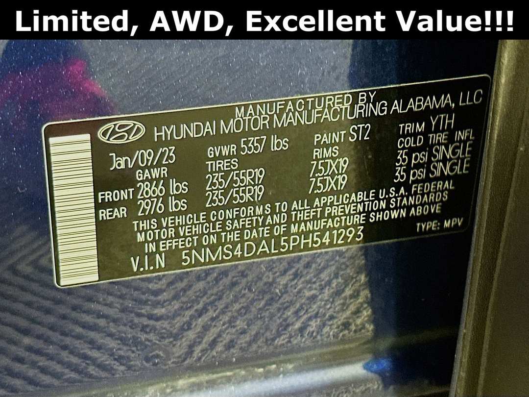 2023 Hyundai Santa Fe Limited - Image 34