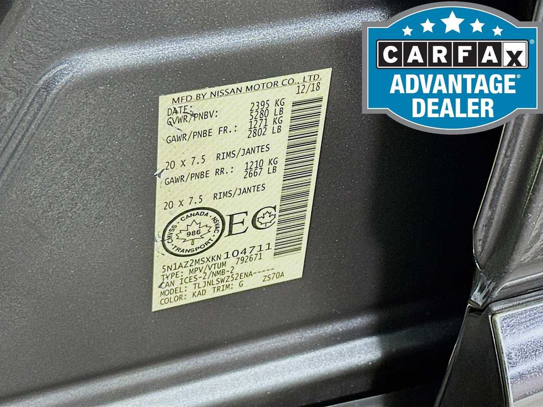 2019 Nissan Murano Platinum - Image 35
