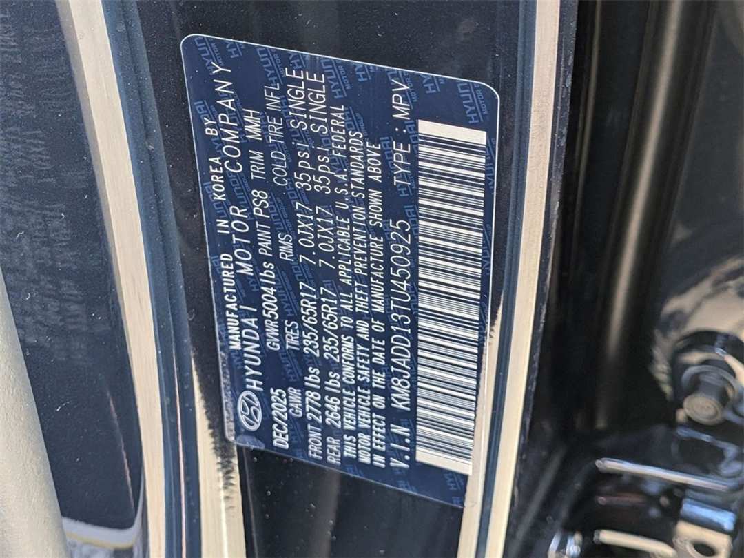 2026 Hyundai Tucson Blue - Image 36