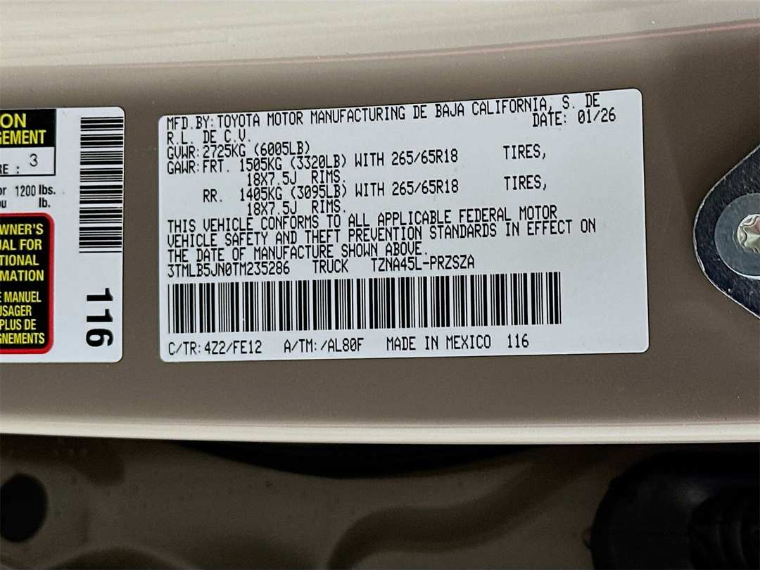 2026 Toyota Tacoma TRD Sport - Image 30