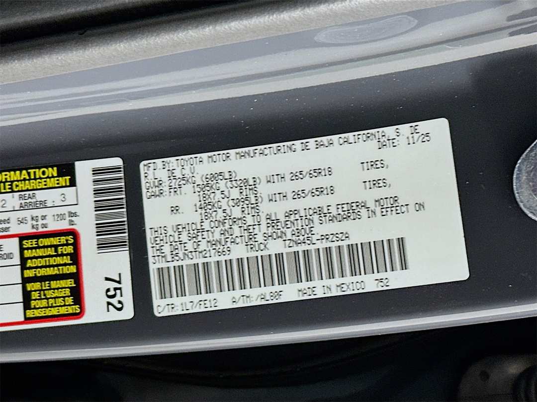 2026 Toyota Tacoma TRD Sport - Image 31
