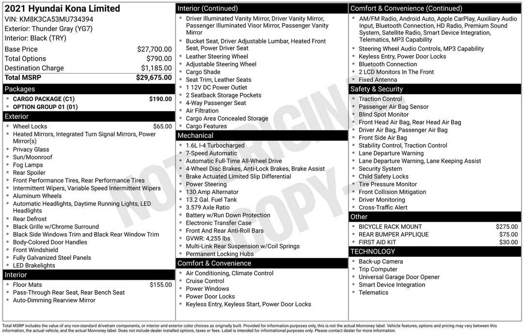 2021 Hyundai Kona Limited - Image 33