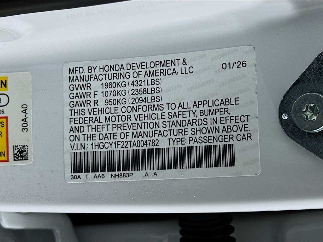 2026 Honda Accord LX - Image 29