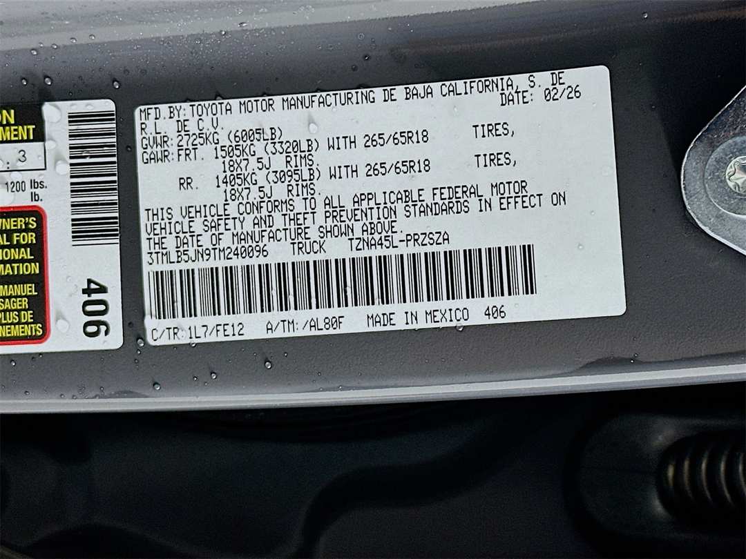 2026 Toyota Tacoma TRD Sport - Image 30