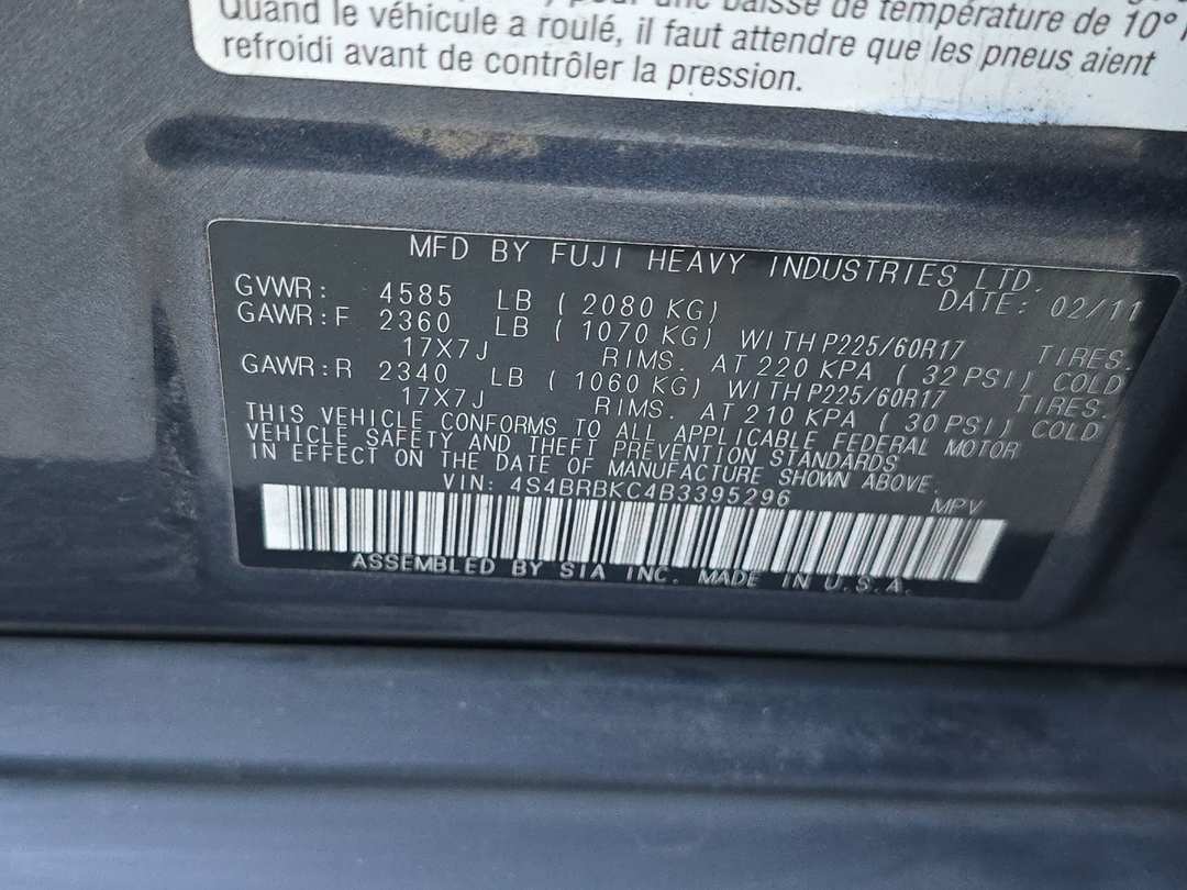 2011 Subaru Outback 2.5i - Image 26