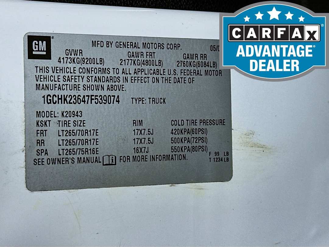 2007 Chevrolet Silverado 2500Hd LTZ - Image 35