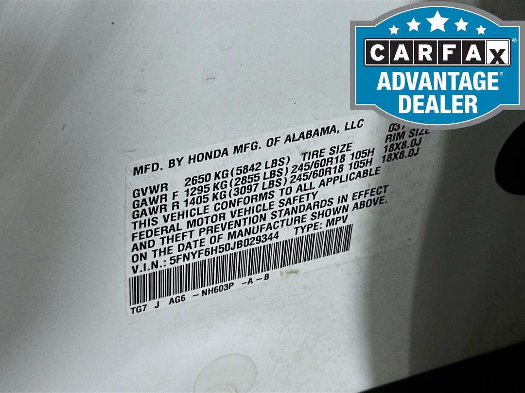 2018 Honda Pilot EXL - Image 34