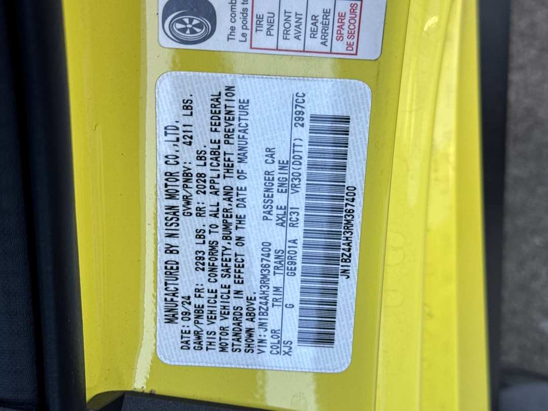 2024 Nissan Z Sport - Image 27