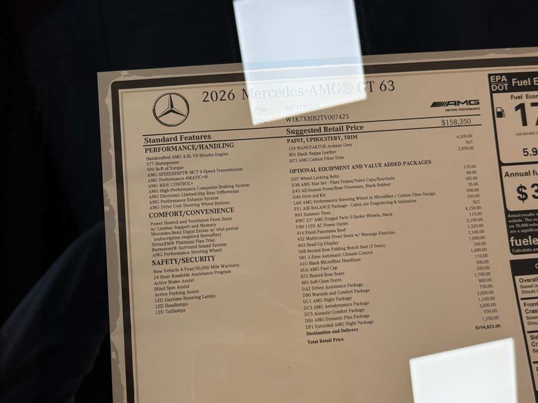 2026 Mercedes-Benz AMG Gt 63 - Image 35