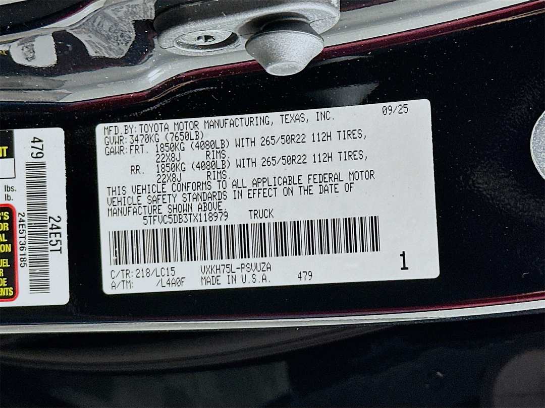 2026 Toyota Tundra Capstone - Image 33