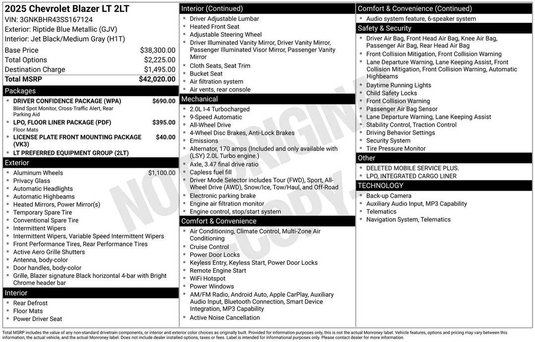 2025 Chevrolet Blazer LT - Image 4