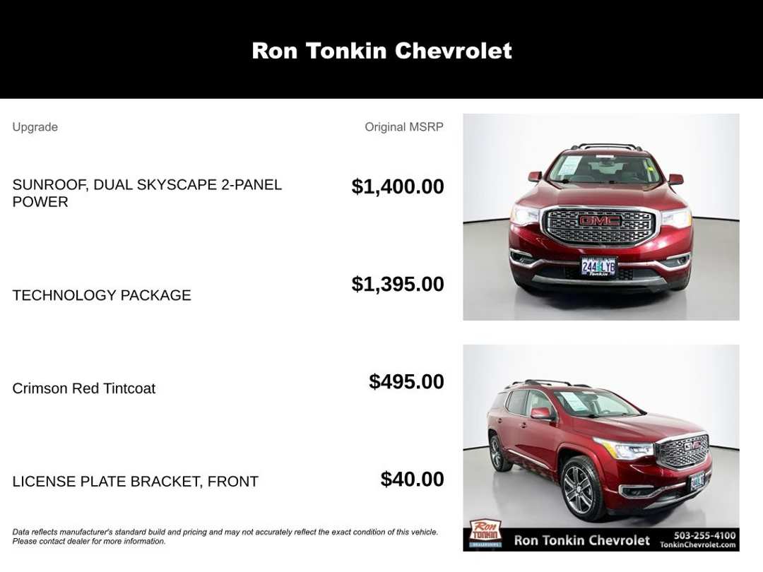 2017 GMC Acadia Denali - Image 38