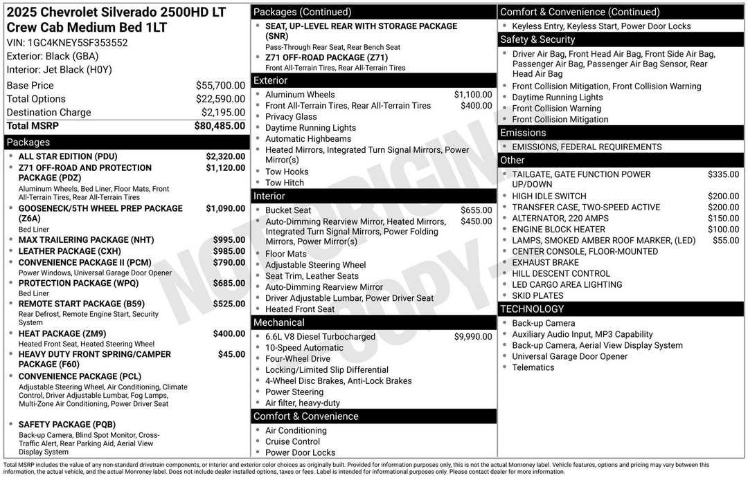 2025 Chevrolet Silverado 2500Hd LT - Image 4