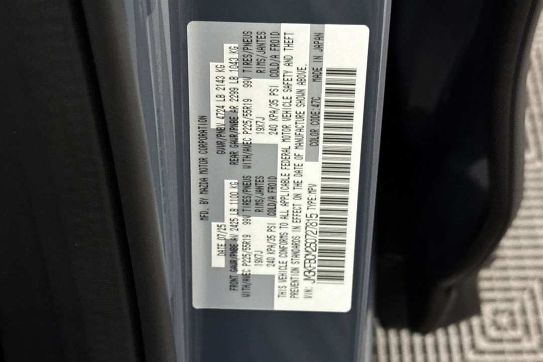 2025 MAZDA CX-5 2.5 S Carbon Edition - Image 27