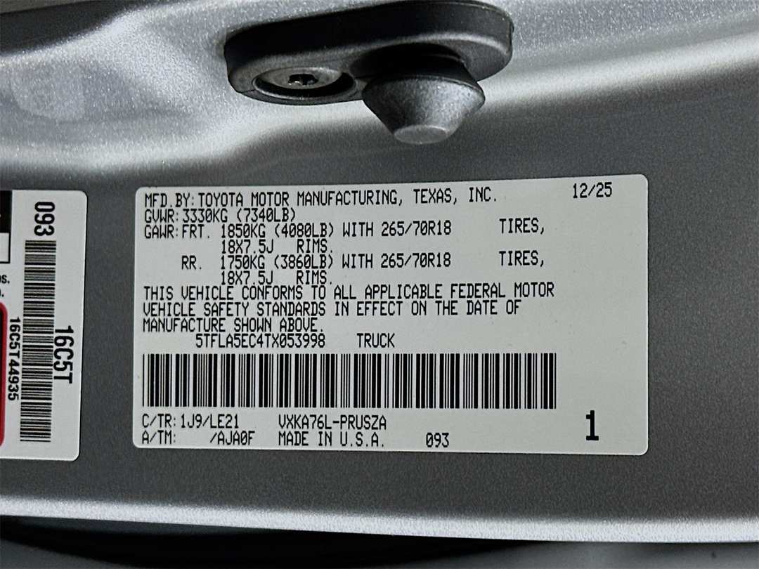 2026 Toyota Tundra SR5 - Image 32