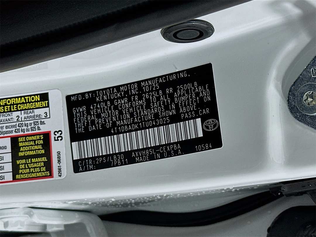 2026 Toyota Camry XSE - Image 34