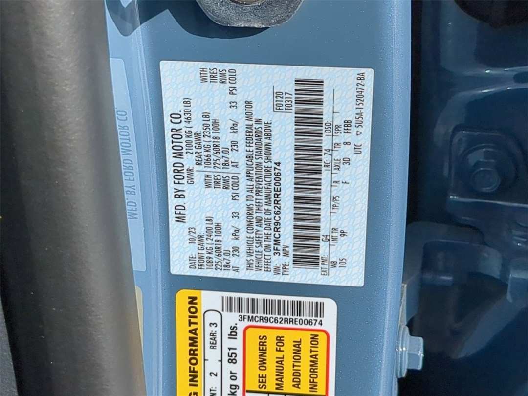 2024 Ford Bronco Sport Outer Banks - Image 34