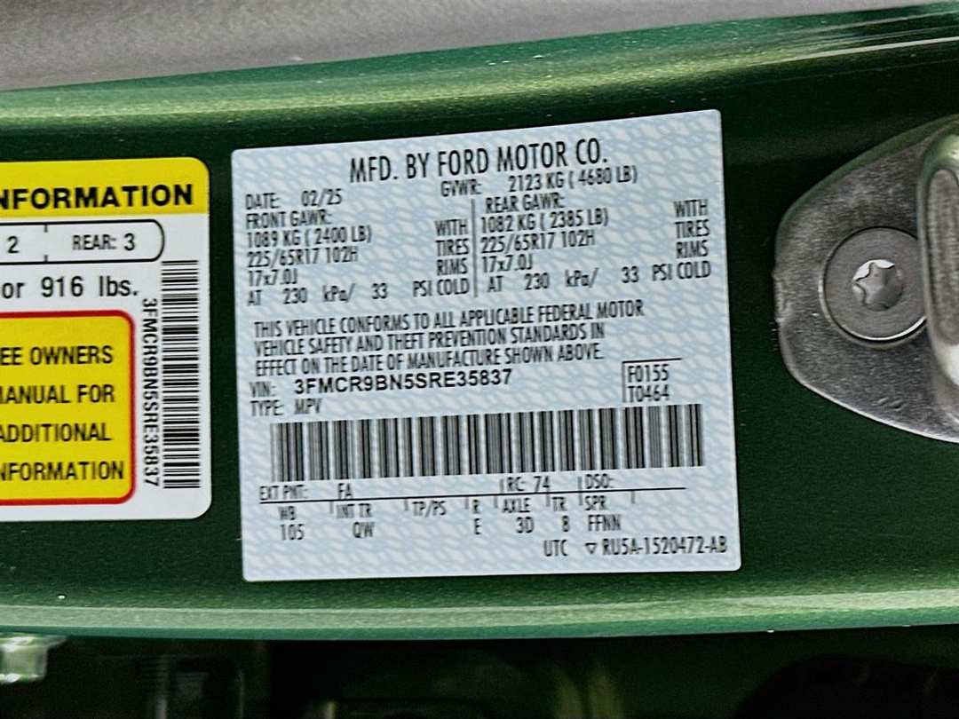 2025 Ford Bronco Sport Big Bend - Image 31