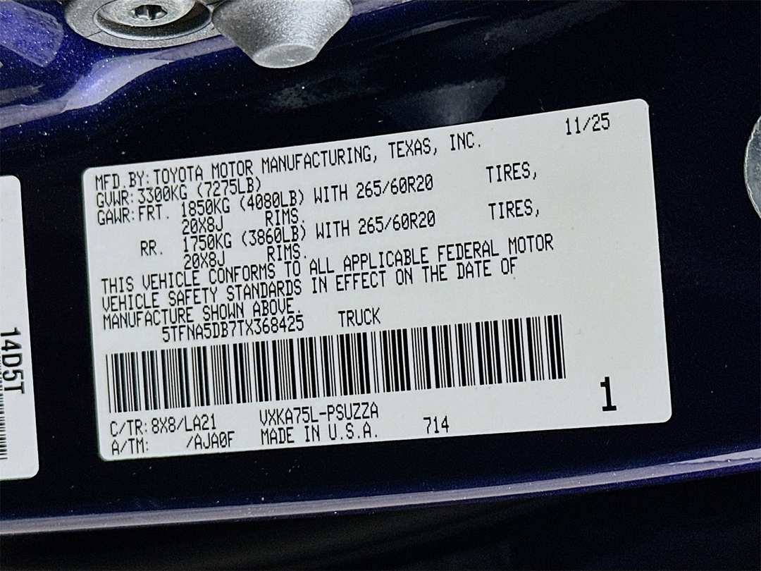 2026 Toyota Tundra Platinum - Image 33