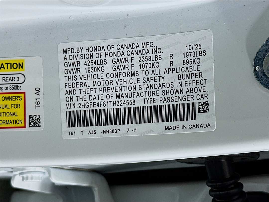 2026 Honda Civic Sport Touring - Image 32