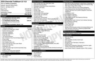 2026 Chevrolet Trailblazer LS