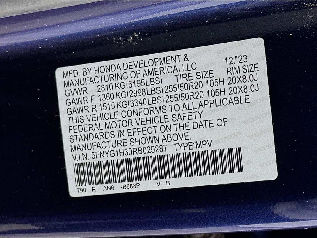 2024 Honda Pilot Sport - Image 33