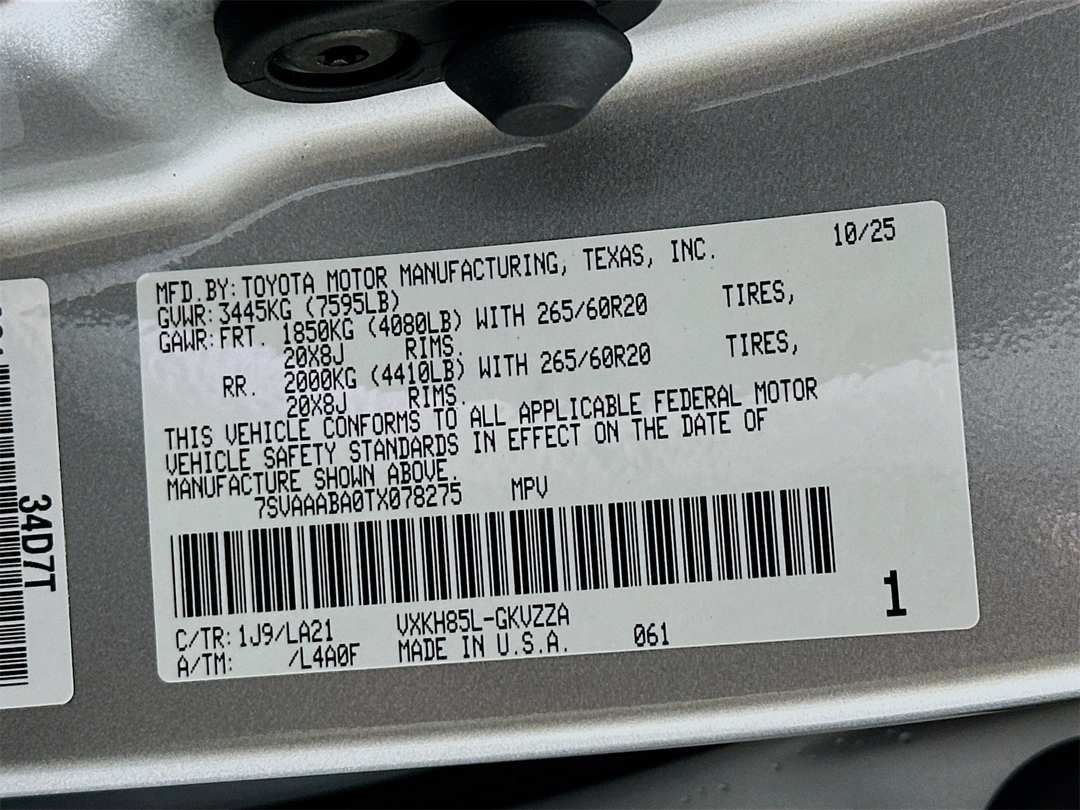 2026 Toyota Sequoia Platinum - Image 33