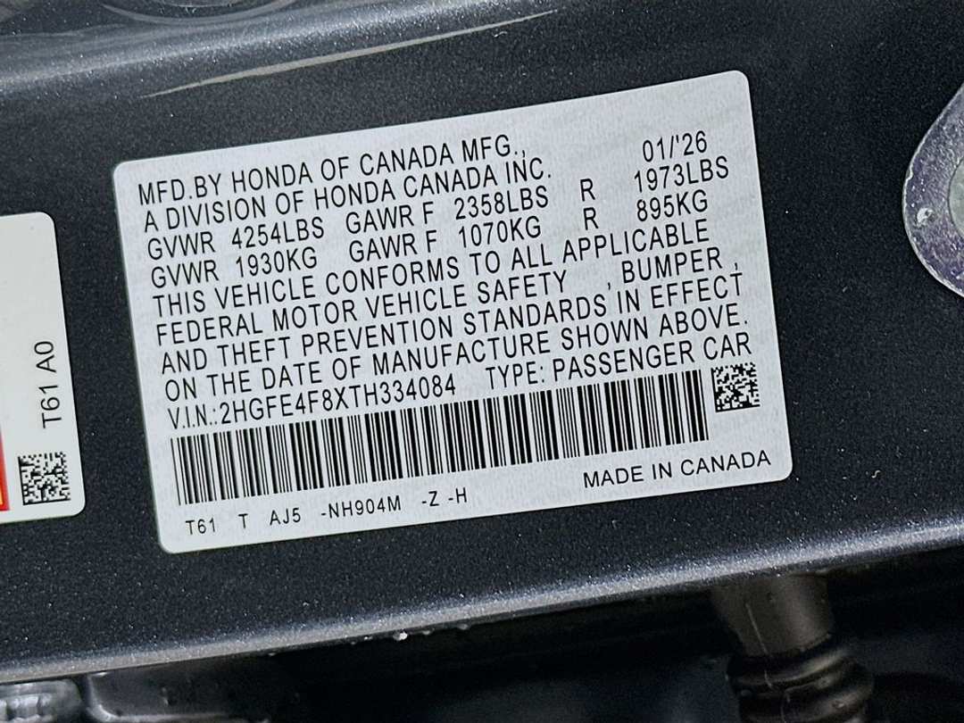 2026 Honda Civic Sport Touring - Image 33