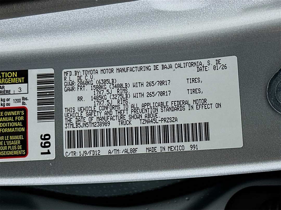 2026 Toyota Tacoma TRD OffRoad - Image 31
