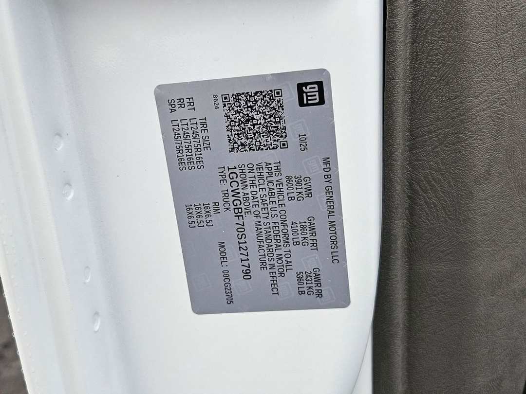 2025 Chevrolet Express 2500 Work - Image 41