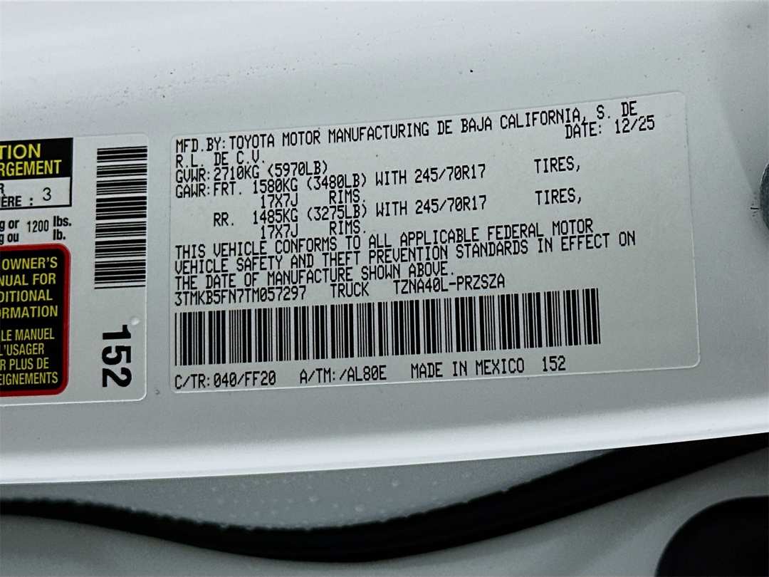 2026 Toyota Tacoma SR5 - Image 31