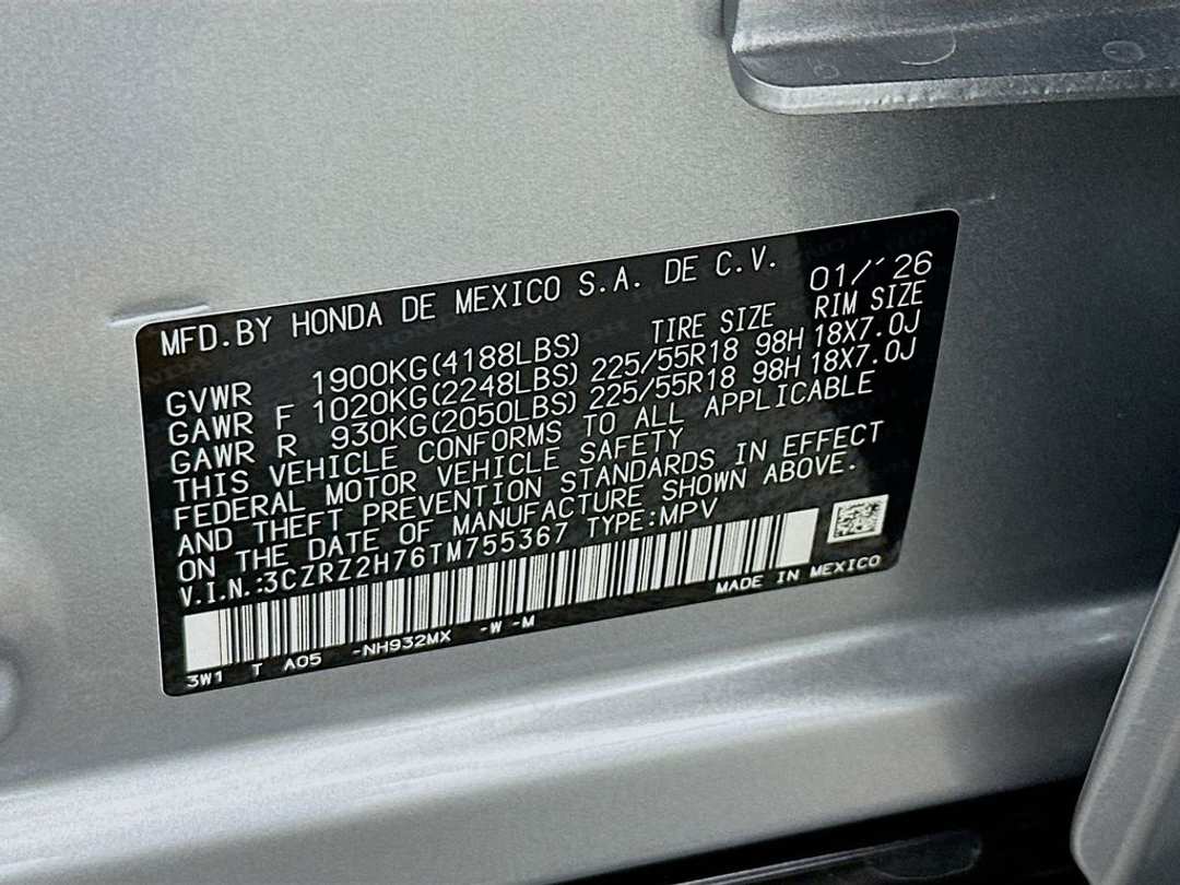 2026 Honda HR-V EXL - Image 31