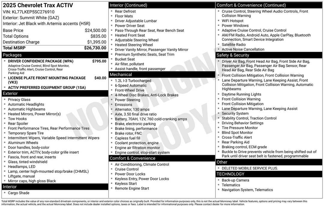 2025 Chevrolet Trax ACTIV - Image 4