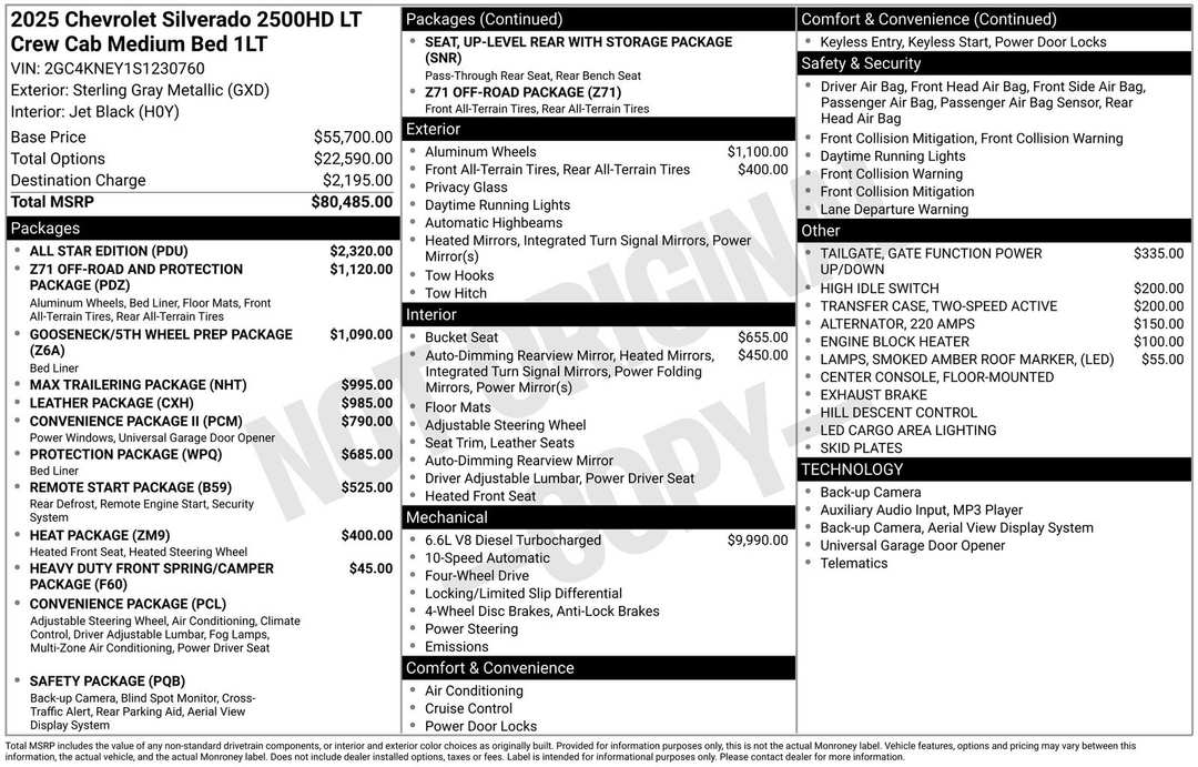 2025 Chevrolet Silverado 2500Hd LT - Image 3
