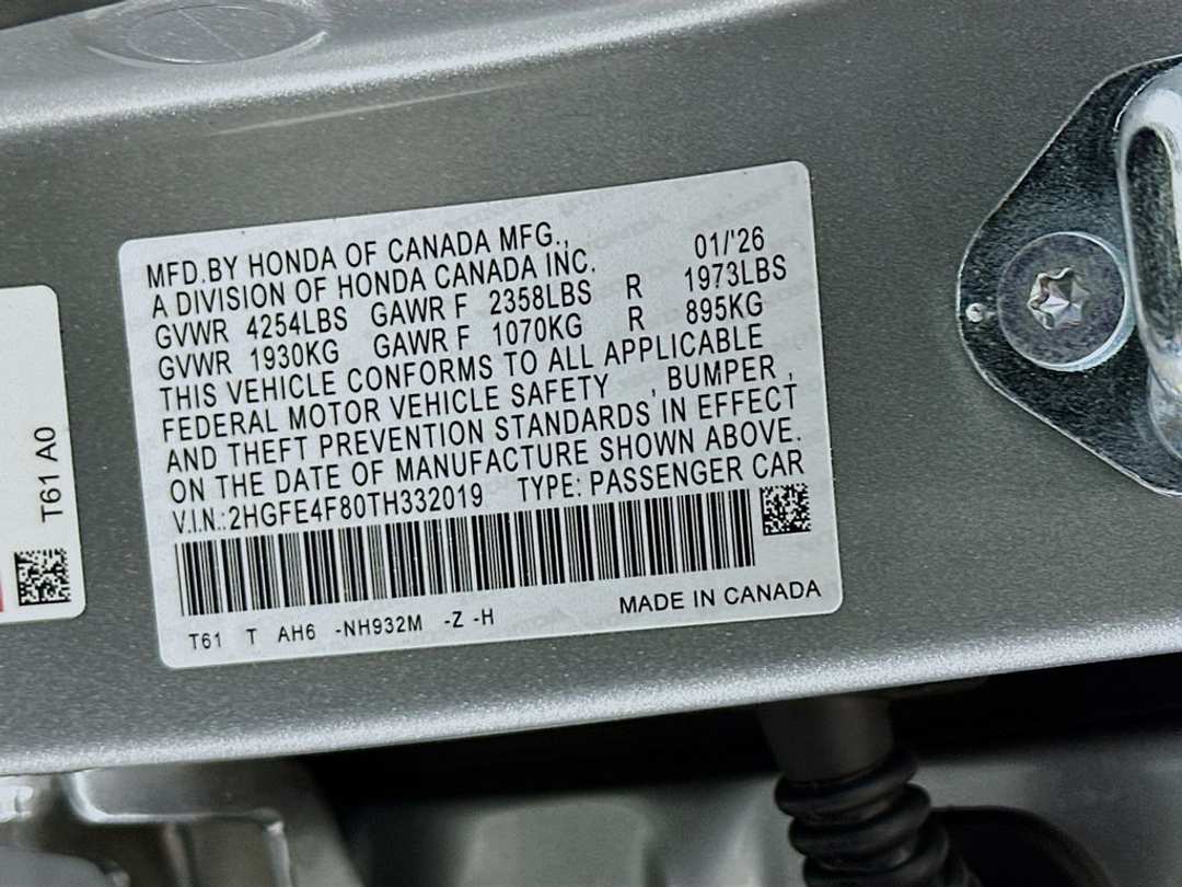 2026 Honda Civic Sport - Image 31