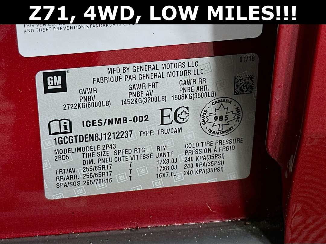 2018 Chevrolet Colorado Z71 - Image 32