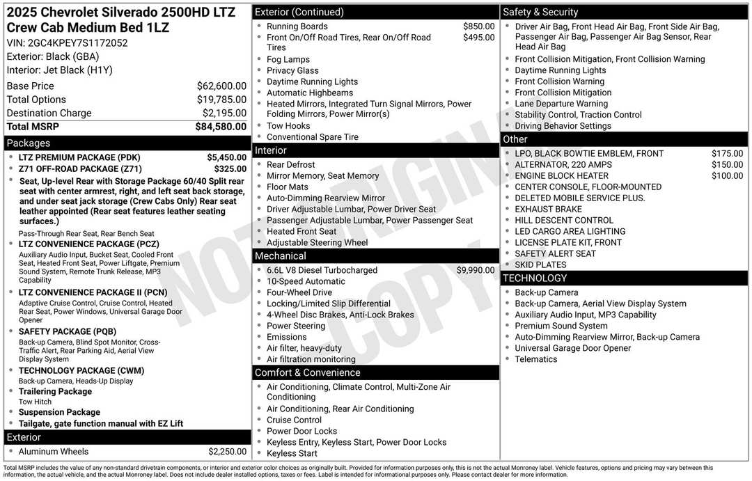 2025 Chevrolet Silverado 2500Hd LTZ - Image 4