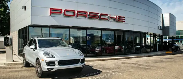 Porsche of Boise dealership exterior